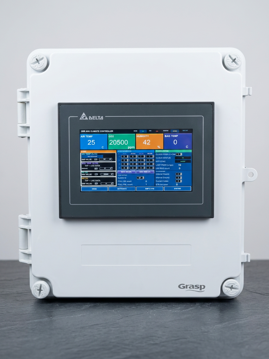 Smart Farm Automation Controller — India's most advanced IoT-enabled mushroom grow room controller, engineered by Poem Techno Private Limited, Gurgaon