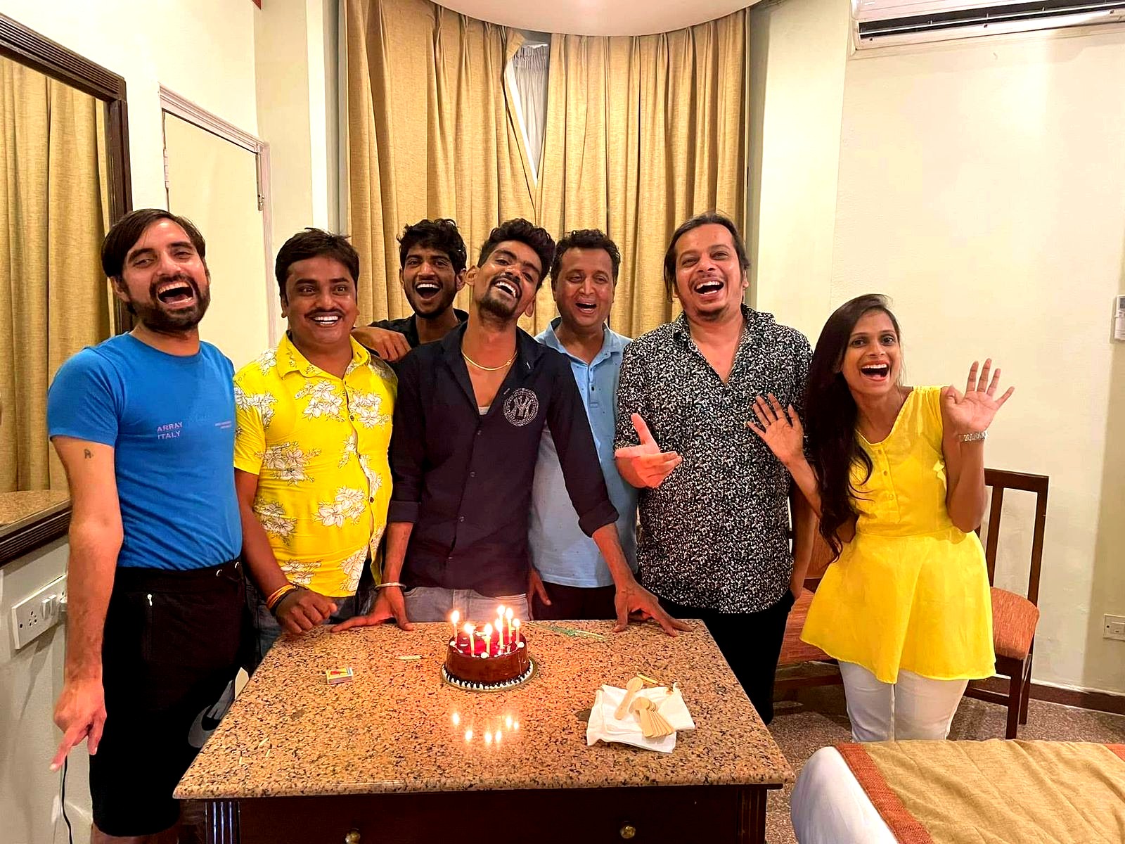 Poem Techno Private Limited team celebrating a major milestone in smart farm automation controller development — Gurgaon, Haryana, incorporated 31 July 2014